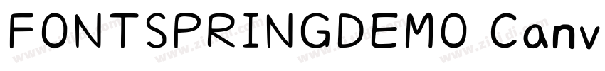FONTSPRINGDEMO Canva字体转换